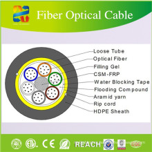 FTTH Cable 24 núcleo de fibra óptica Cable para uso en exteriores